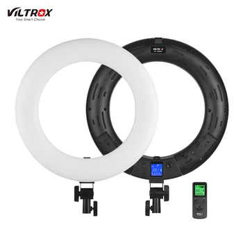 Viltrox VL-600T LED Video Lys Ring Fyld Lys med Fjernbetjening Foto Studio Ringlight for Live Video-Portræt-Bryllup