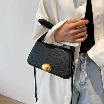 Mode Mini lady indrykning Bue design punge og håndtasker Skulder Messenger Taske sac femme crossbody tasker bolsos mochila