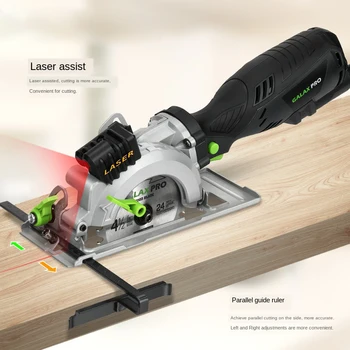 Håndholdt elektrisk rundsav mini motorsav fine håndtag design-bærbare husstand træbearbejdning elværktøj