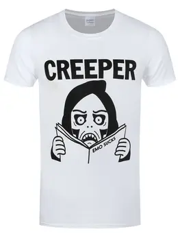 Creeper Emo Sux Mænds Hvid T-shirt med Korte Ærmer Nye Mode T-Shirt Mænd Tøj Harajuku Sjove Mænd t-Shirts