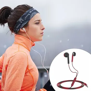 Macaron Kabelforbundne Hovedtelefoner Wire-styret I-øret Mobiltelefon Headset Universal Sports Gaming Headsets