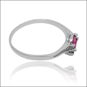 Naturlige Rubin Ring for Daglige Slid 2mm*4mm Ægte Rubin Sølv Ring 925 Silver Ruby Smykker Gave til Kvinde