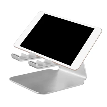 Skrivebord Mobiltelefon Holder Aluminium Telefon Dock Kompatibel med Skifte Android-Telefoner og Andre Smartphone