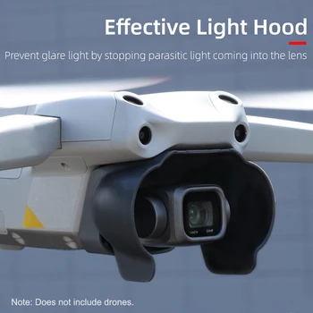 Solsejl Beskyttende Dække Kamera Gimbal Drone Tilbehør Forhindre Blænding Nem at Installere Holdbar Lens Hood For DJI Mavic Luft 2S