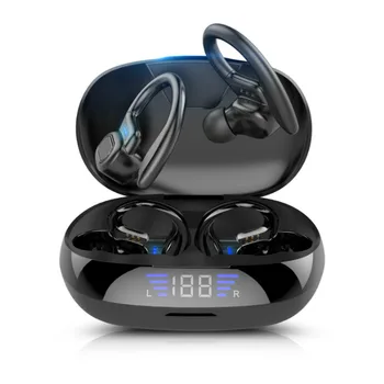 VV2S TWS Trådløse Hovedtelefoner Sport Bluetooth-Hovedtelefon Vandtæt Stereo Ørestykke støjreducerende Headset Med Mikrofon Til iphone