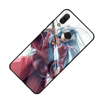 For Xiaomi Redmi Note 5 6 7 8 9 Pro Max antal 8T 9S RedmI Note 10 Pro Animationsfilm Inuyasha Hærdet Glas