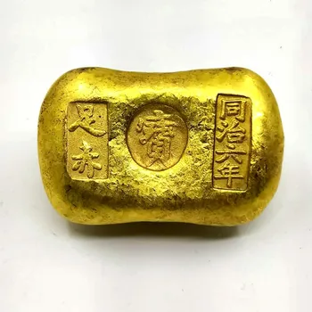 Udsøgt Antik Forgyldt (Gold Ingot Af Qing-Dynastiet), Boligindretning