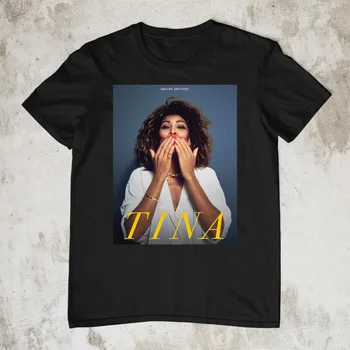 Tina Turner Hendes Liv, Hendes Historie Bomuld Sort Unisex S-234Xl T-Shirt V1715