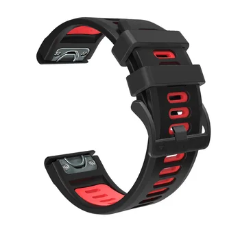 Sport Silicone smart urrem til Garmin Fenix 6X 6 Pro 5X 5 Plus 3 HR 935 Enduro MK1 22 26mm EasyFit Quick Release-armbånd