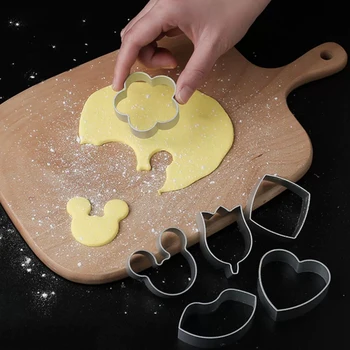 30 Stil Cookie Cutters Forme Aluminium Legering Søde Dyr Form Kiks Skimmel Køkken Værktøjer DIY Fondant Kager Udsmykning Bagning