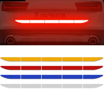 Ny bil Reflekterende Mærkat Advarer Krop Kuffert For Audi A3 A4 B7 B8 A6 B6 C6 C5 Q5 Q7 Nissan Qashqai Juke X-trail T32
