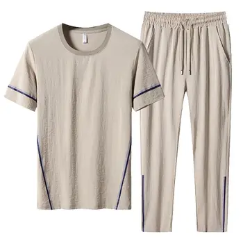 I sommeren 2021 den nye fritids-kortærmet T-shirt, der passer ærmer og hætte casual bukser to-dragter