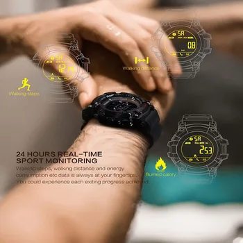 Professionel vandtæt sport se ultra lange standby Bluetooth sports smart ur trin, der ringer oplysninger påmindelse