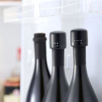 Vin Mini Prop Red Wine Bottle Cap Forseglet Cork Mousserende Lækagesikre Silikone Vacuum Bevare Friskhed Vin Plug Bar Værktøjer