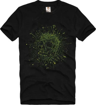 Grafisk Kunst Død Skalle, Træet Natur kortærmet T-Shirt Knogle Emo Punk Banksy Tee 2020 Sommer T-Shirt Mænd O-Neck t-Shirt