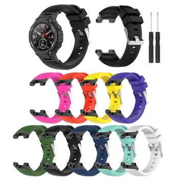 Kompatibel med T-Rex/T-Rex Pro Se Bælte med Band Beskyttende Blød Klassisk Silikone Udskiftning af Remme Smartwatch