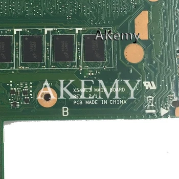 Akemy X540LJ Laptop bundkort Til Asus VivoBook X540L F540L A540L R540L oprindelige bundkort 4GB-RAM I3-4005U GT920M-2 GB