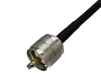 1stk RG58 UHF PL259 Mandlig Stik til SMA Male Plug RF Koaksial Stik Pigtail forbindelseskabel Nye 6tommer~5M