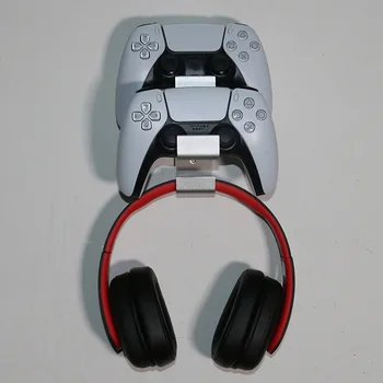 3i1 Headset Stå spillekonsol vægbeslag til PS5 PS4 Opbevaring Holder Stand