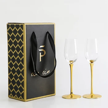 Høj Flot Krystal Mode Enkel Luksus Glas, Gennemsigtig med at Drikke Vin Glas Champagne Cocktail Copas De Vino Drinkware AH50GC