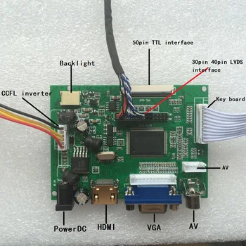 Display-Controlleren BoardFor LTN154AT07 30pin LED HDMI-kompatibel panel kit 15.4