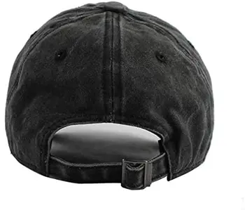 Bigfoot Kunst Unisex Baseball Cap Vasket Vintage Denim Bomuld Justerbar Polo Style Lav Profil Far Hat