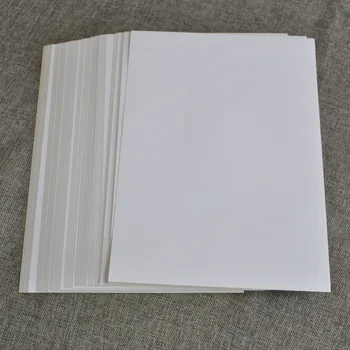 20pcs A4 Blank Klistermærke Papir til Inkjet, Laser-Printer, Papir, Håndværk Hvid Selvklæbende Mærkat Mærkat Mat Overflade Ark Papir