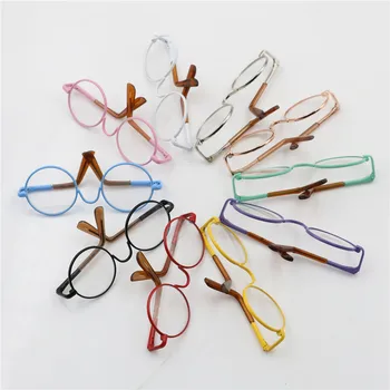 Mode Runde-Formet Runde Briller Farverige Briller Solbriller er Egnet Til 18inch Dukker, Dukke Briller Tilbehør