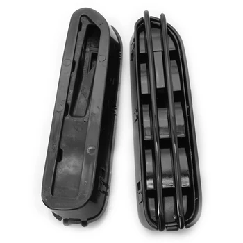 Ny Side Fender luftstrøm Ventilationskanaler Sæt Gitter i Grill til BMW 5-Serie E39 E60 E61 M5 Black