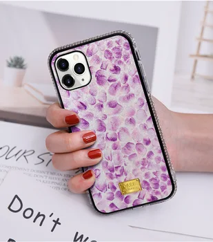 10stk Blomst Glimmer Bling Rhinestone Mobiltelefon Case For iPhone 12 mini Pro XS Antal 11 XR 8 7 Plus Tilfælde Beskyttende Dækning Dækker
