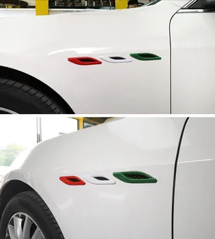 Passer til Maserati ombygget blad bord på air outlet tre-farve dekorative stickers til Formand Geberit Ghibli ombyg