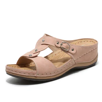 Sandaler kvinder sko 2020 ny solid komfortable grundlæggende damer sko kvinder sandaler sommeren afslappet tøfler kvindelige kiler stranden sko