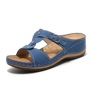 Sandaler kvinder sko 2020 ny solid komfortable grundlæggende damer sko kvinder sandaler sommeren afslappet tøfler kvindelige kiler stranden sko