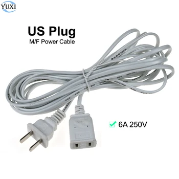 YuXi OS Plug Power Kabel-Adapter 3m 5m, 6A 250V Elektrisk Ledning Udskiftning af Ledningen til Lampen fan monitor osv