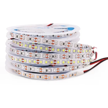 12V SMD 2835 Led Strip Light 120LEDs/M Hvid Varm Hvid LED Strip Tape Ikke Vandtæt Bånd Diode Køkken Home Decor Lys 5M