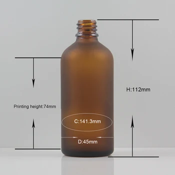 30stk 100 ml brun matteret Glas Æterisk Olie Flaske, Uden at nogen fælles landbrugspolitik,der kunne matche med sprøjte eller pumpe eller dropper cap