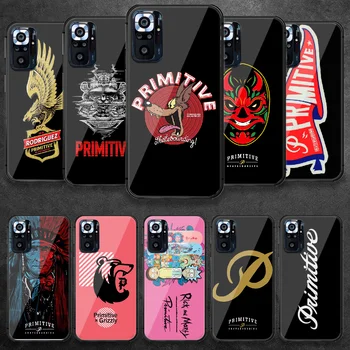 Primitive Skate Board Brand Hærdet Glas Telefonen Tilfælde Dække For Xiaomi Redmi Note 7 8 9 10 A C T S Pro K 30 40 Tilbage Shell Cover