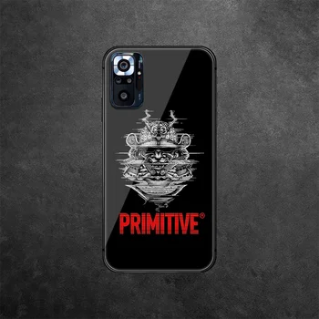 Primitive Skate Board Brand Hærdet Glas Telefonen Tilfælde Dække For Xiaomi Redmi Note 7 8 9 10 A C T S Pro K 30 40 Tilbage Shell Cover