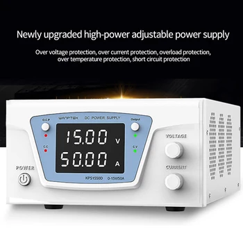 High-power-Skift Strømforsyning DC-Effekt Justerbar 50A 15V 750W KPS1550D Regulator Laboratorium Test-Værktøjer