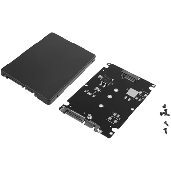 Black B + M-tasten Socket 2 M. 2 NGFF (SATA) SSD til 2,5 SATA Adapter-Kort med Sagen