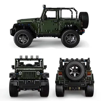 Skimmel king Batteri Fjernbetjeningen Jeep Bil byggesten Set Toy Drenge Piger Funktioner Model Off-road Køretøj Toy 13124