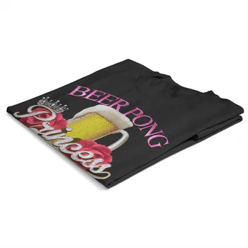 Beer Pong Prinsesse stil, Tilpassede Sjove Retro T-shirts 72099