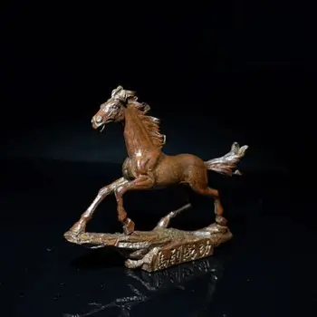 Udsøgt massiv kobber hest stjernetegn hesten te pet små ornamenter antik kobber små stykker håndtere stykker røgelsespinde creat