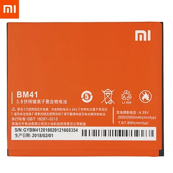 New Høj Kvalitet Batteri BM41 For Xiaomi Redmi 1 1S 2050mAh 3.8 V Mobiltelefon Genopladelige Batterie Akkumulator På lager