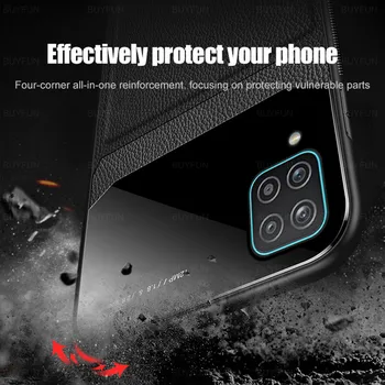 Stødsikkert Flip Phone Case For Samsung Galaxy A32 A52 A72 A02s A42 A12 Tilfælde Blødt Tpu Back Covers På Samsun En 12 52 Shell Rustning