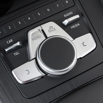 NYE-for A5 A4 B9 2017 2018 Chrome ABS Central Kontrol Gear Shift Panel Dækker Dekoration Trim Indvendige Bil Tilbehør