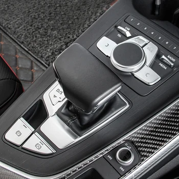NYE-for A5 A4 B9 2017 2018 Chrome ABS Central Kontrol Gear Shift Panel Dækker Dekoration Trim Indvendige Bil Tilbehør