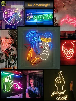 Saury Fiskeri Neon Tegn Glas Håndlavet neon lys Tegn Food Shop Display Udendørs Neon Tegn Neon Vindue Lys Lyse Farve