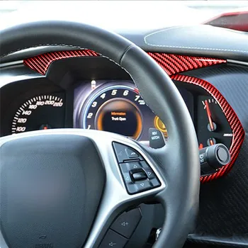 Tilbehør Til Bilen Boligindretning Carbon Fiber Klistermærker Til Chevrolet Corvette C7-2019 Dashboard-Billede Dekoration
