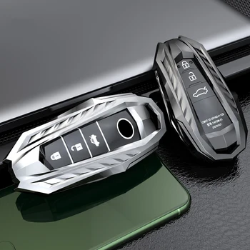 Zink Legering Bil Smart Key Dækning af Beskyttende etui, Holder Til Toyota Camry CHR Prius Corolla RAV4 Prado 2017 2018 Tilbehør
